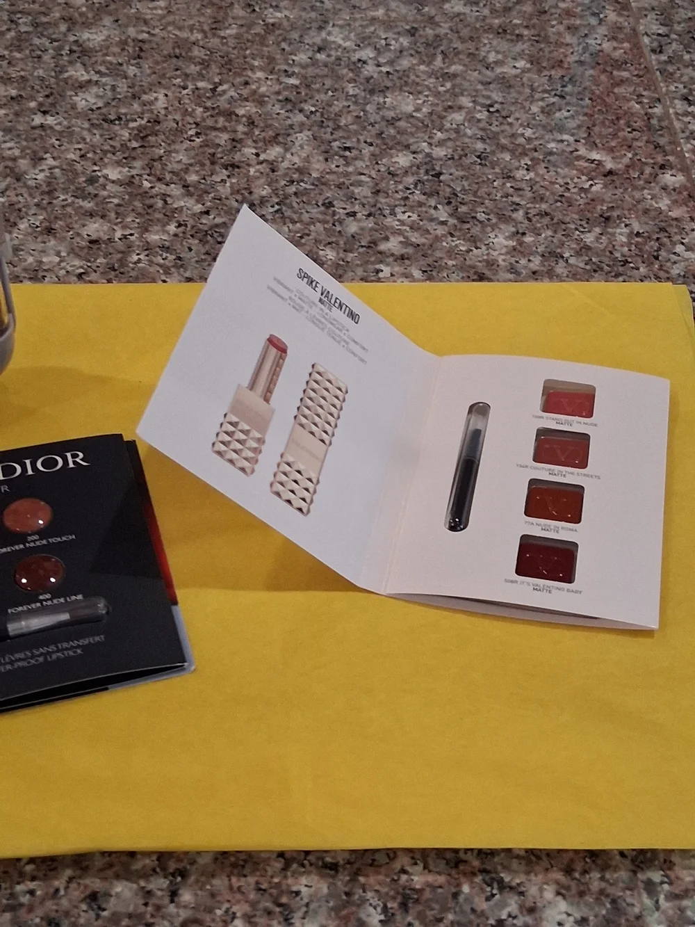 Mini Suitcase with Rouge Dior W/ Sample & Valentino